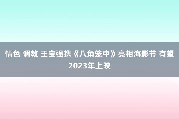 情色 调教 王宝强携《八角笼中》亮相海影节 有望2023年上映